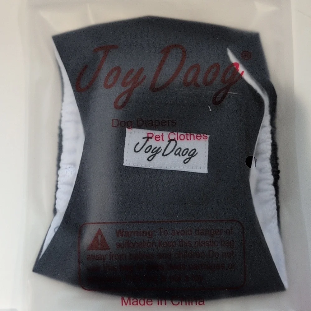 NWT 5 Pack Joy Daog Male Washable Reusable Diapers Size XS
